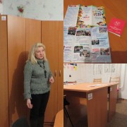 Liliya Galianina, head of the Chervona Gvozdyka Youth Club