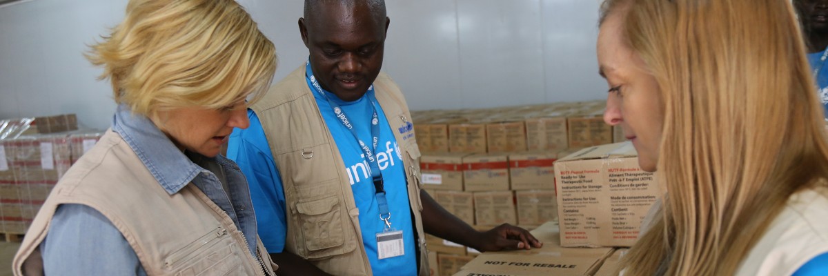 USAID provides a specialized nutrition product for children suffering from malnutrition in South Sudan