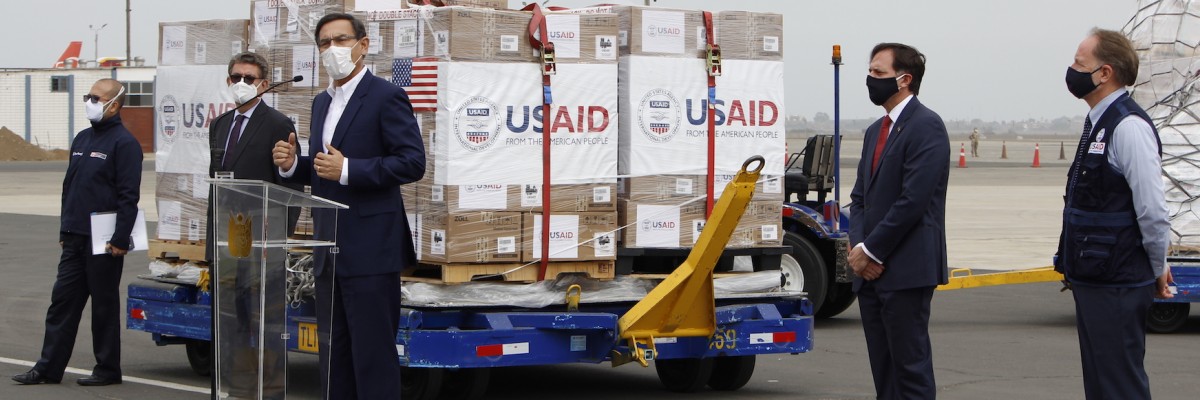 THE UNITED STATES PROVIDES 500 VENTILATORS TO PERU TO RESPOND TO COVID-19