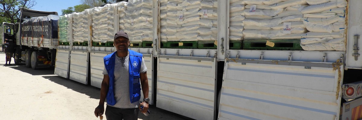 Food Assistance handover through USAID at Likwaterera Village in Namibia’s Kavango East Region via World Food Program