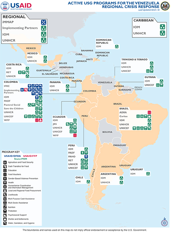 Venezuela Map - 03-01-2019